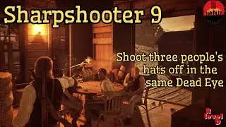 Sharpshooter 9: 3 Hat Shots in the Same Dead Eye. #RDR2 #Story #PS5