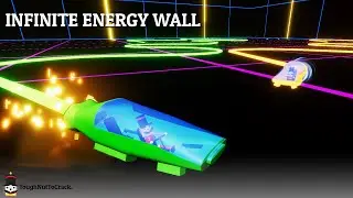 Tron - Infinite energy wall - Procedural mesh generation in Unity