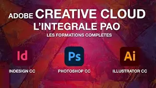 (NF) L'intégrale PAO : Adobe Illustrator, Photoshop et Indesign CC les formations complètes