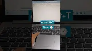Time shortcut key 