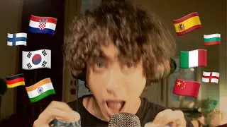 ASMR HELLO IN DIFFERENT LANGUAGES