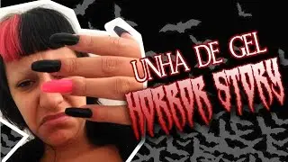FIZ UNHA DE GEL E ME FERREI [VLOG] - Nosferotika