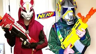 NERF Fortnite BATTLE - DJ Yonder vs Drift!