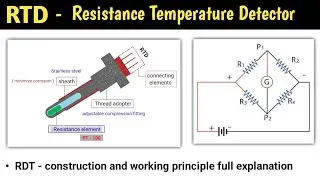 rtd working principle | rtd temperature sensor | rtd | in hindi | resistance temperature detector