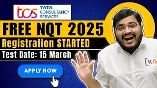 TCS NQT 2025 Registrations Open | TCS NQT Biggest Off Campus 2025 Batch | TCS NQT Registration 2025
