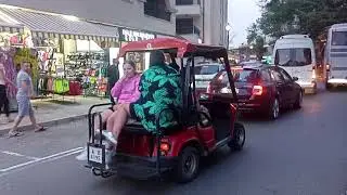 Гуляем по Болгарии ❤️. Курорт Слынчев бряг. Попугаи какаду. На чём катаются туристы.