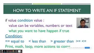 If statement lesson