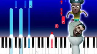 Skibidi Toilet - AMANDA THE ADVENTURER (Piano Tutorial)