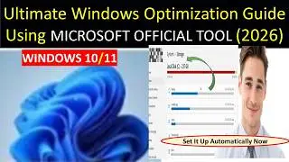 Optimize Computer FAST with Microsoft Official Tool (Boost Speed Instantly!) 🚀