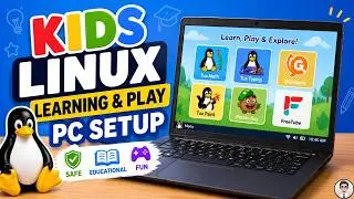 Kids Linux PC setup on a $80 laptop