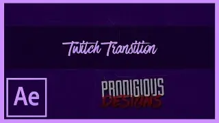 After Effects Tutorial | Twitch Transition (Easy and Effective)