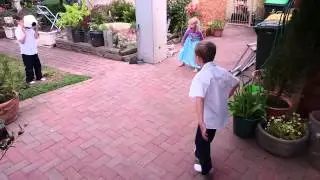 Slow Motion kick to the face
