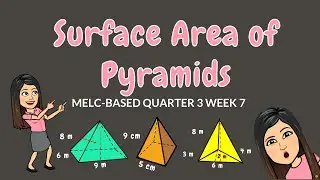 SURFACE AREA OF PYRAMIDS | GRADE 6