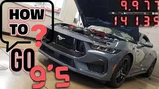 PATH TO THE 9'S (24 MUSTANG GT ROUSH SUPERCHARGER) SO EASY All Mod Info & Drag Videos at Brenspeed