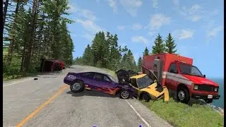 BeamNG Drive Dash cam crash #1