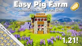MINECRAFT: EASY PIG FARM FOR ANY WORLD Tutorial 1.21+