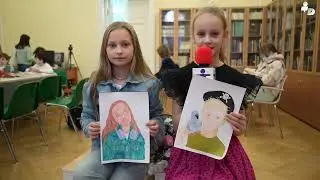 Побывали на необычном мастер-классе Амелия Чернега и Варя Цыплакова!