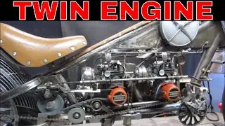 Steampunk Moped 1st Run,