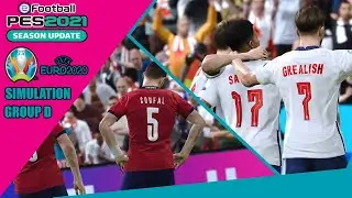 Czech Republic vs England Euro 2020 PES 2021 Simulation