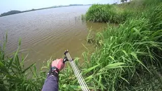 Охота с Рогаткой рисовые поля SLINGSHOT FISHING