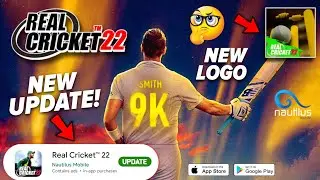 Real Cricket 22 New Logo! On PlayStore Update Coming? Jersey, Stadium, Squad Update !!