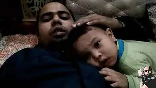 How To Sleep My Baby  |UFAIF AHMED SLEEPING BY DAD|