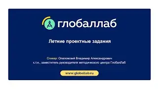 Летние проектные задания