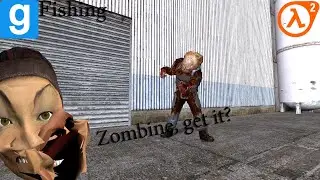 Garry's Mod (Half-Life 2 Deathmatch map)- Fishing [z_umizuri_hydra] | Fishing the zombine
