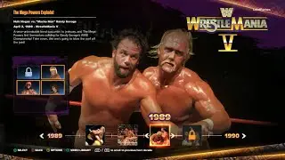 WWE 2K24 Wrestlemania Showcase Four - Hulk Hogan vs "Macho Man" Randy Savage [4K]