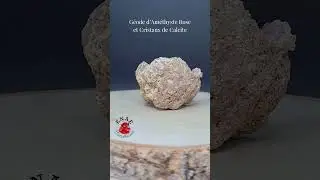 Géode d’Améthyste Rose et Cristaux de Calcite