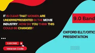 It is clear that women are underrepresented in the movie industry ELLT Presentation