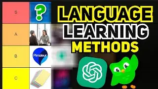 I Ranked the BEST WAYS to Learn a Language