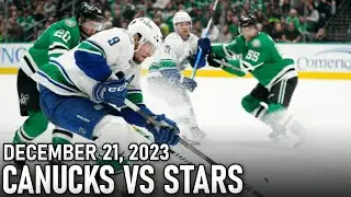FIRST IN THE WEST // Canucks vs Stars Post-Game