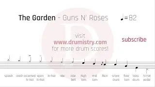 Guns N' Roses - The Garden Drum Score
