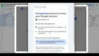 How to Change lower/uppercase/correct case on Google sheets