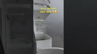 Aisa mausam toh kabhi nahi hua 😱😲Mussoorie mein hui fog | #mussoorie #viralshorts #uttarakhand