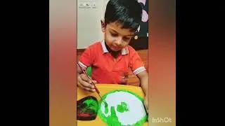 Children's valued the 💚🍏 environment and connect with nature