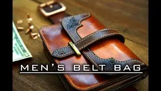 Men's belt bag //  Сумка на ремень мужская // Hand made