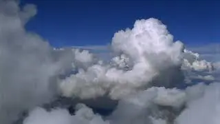 Футаж - Полет в облаках
