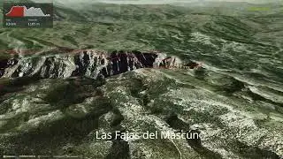 Las Fajas del Mascún ∆ hiking trails ∆ 3d-trail.com/spain/