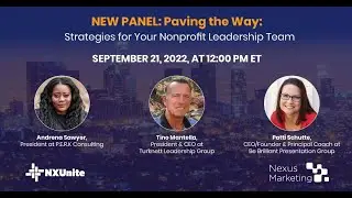 Paving the Way: Strategies for Your Nonprofit Leadership Team | Replay