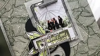 Mini album scrapbooking aquarelle