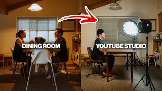 I Turned My Dining Room Into a YouTube Studio!