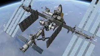Adam's ISS - Stock Solar Panel Tease #Shorts - Kerbal Space Program