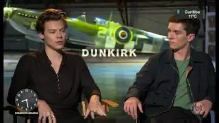 Reportagem Filme Dunkirk - Harry Styles: BEIJO BRASIL!