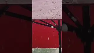 Hailing in the summer of 106 degrees Nevada