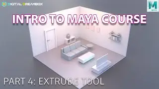 Maya Tutorials 2020 For Beginners | Part 4: Extrude Tool Tutorial