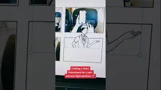 Let's build a UX storyboard for an airline. 