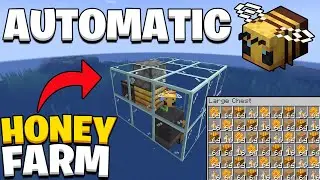 Minecraft 1.21 Easy Automatic Honey Farm