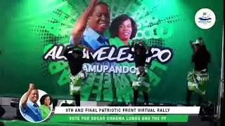 Fellow citizens, Join me at the Government Complex in Lusaka for a virtual rally
